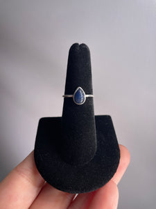 Sapphire SZ 6.5 Sterling Silver Ring