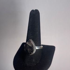 Shungite Size 12 Sterling Silver Ring