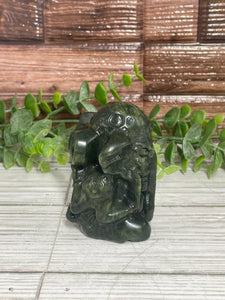 Nephrite Jade Ganesha Carving