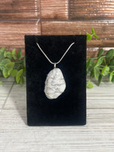 Load image into Gallery viewer, Howlite Wire-Wrapped Pendant