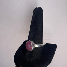 Load image into Gallery viewer, Ruby Size 12 Sterling Silver Ring