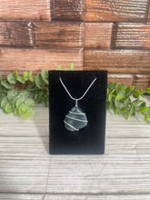 Load image into Gallery viewer, Moss Agate Wire-Wrapped Pendant