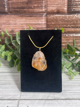 Load image into Gallery viewer, Golden Healer Wire-Wrapped Pendant