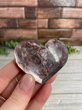 Load image into Gallery viewer, Gem Lepidolite/Mica Heart