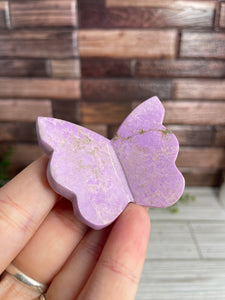 Phosphosiderite Butterfly Carving