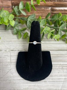 Moonstone SZ 6 Sterling Silver Ring