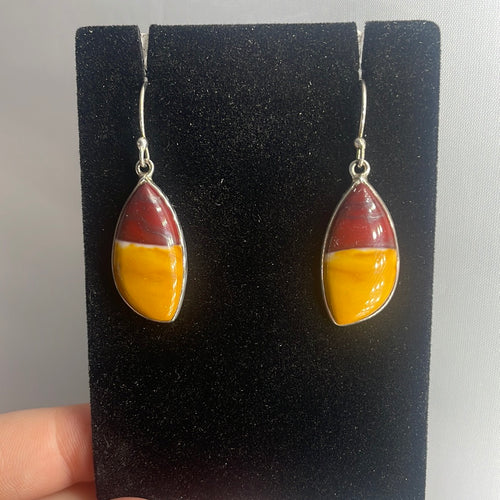 Mookaite Sterling Silver Earrings