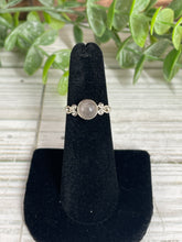 Load image into Gallery viewer, Rose Quartz Size 6 Sterling Silver Ring