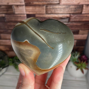 Polychrome Jasper Heart