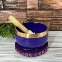 Load image into Gallery viewer, Small Crown Chakra Singing Bowl