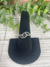 Load image into Gallery viewer, Amethyst SZ 8 Sterling Silver Ring