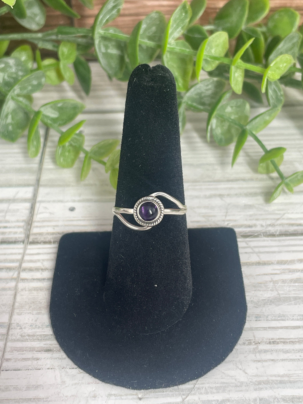 Amethyst SZ 8 Sterling Silver Ring