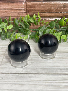 Black Obsidian Sphere Small