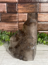 Load image into Gallery viewer, Elestial Smoky Quartz Cluster