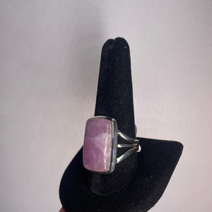 Kunzite Size 11 Sterling Silver Ring