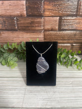 Load image into Gallery viewer, Botswana Agate Wire-Wrapped Pendant