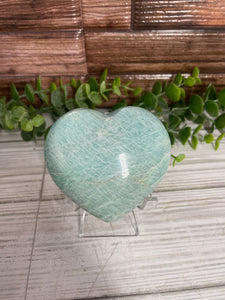 Amazonite Heart