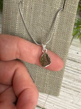 Load image into Gallery viewer, Moldavite Sterling Silver Pendant