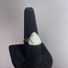 Load image into Gallery viewer, Blue Aragonite Size 9 Sterling Silver Ring