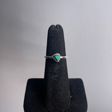 Load image into Gallery viewer, Chrysocolla Size 5 Sterling Silver Ring