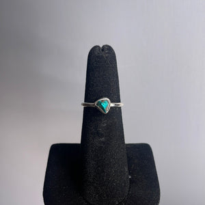 Chrysocolla Size 5 Sterling Silver Ring