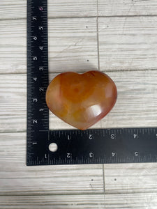 Carnelian Heart Medium