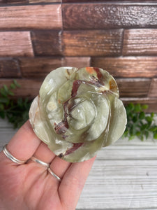 Onyx Rose Carving