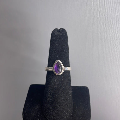 Amethyst Size 8 Sterling Silver Ring