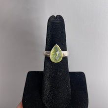 Load image into Gallery viewer, Prehnite Size 6 Sterling Silver Ring