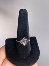 Load image into Gallery viewer, Amethyst SZ 10 Sterling Silver Ring