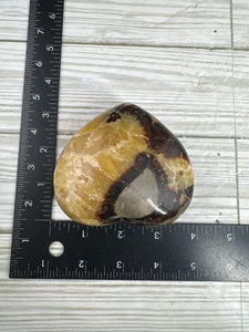 Septarian Calcite Heart