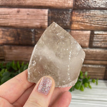 Load image into Gallery viewer, Smoky Quartz Half-Polished Point