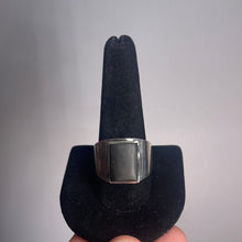 Load image into Gallery viewer, Shungite Size 12 Sterling Silver Ring