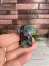 Load image into Gallery viewer, Fluorite Mushroom Carving