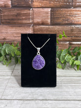 Load image into Gallery viewer, Charoite Sterling Silver Pendant