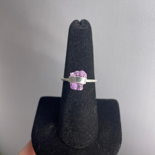 Amethyst Size 7 Sterling Silver Ring