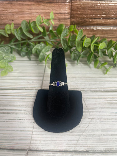 Lapis Lazuli Size 8 Sterling Silver Ring