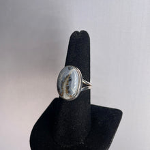 Load image into Gallery viewer, Agatized Copper Size 7 Sterling Silver Ring