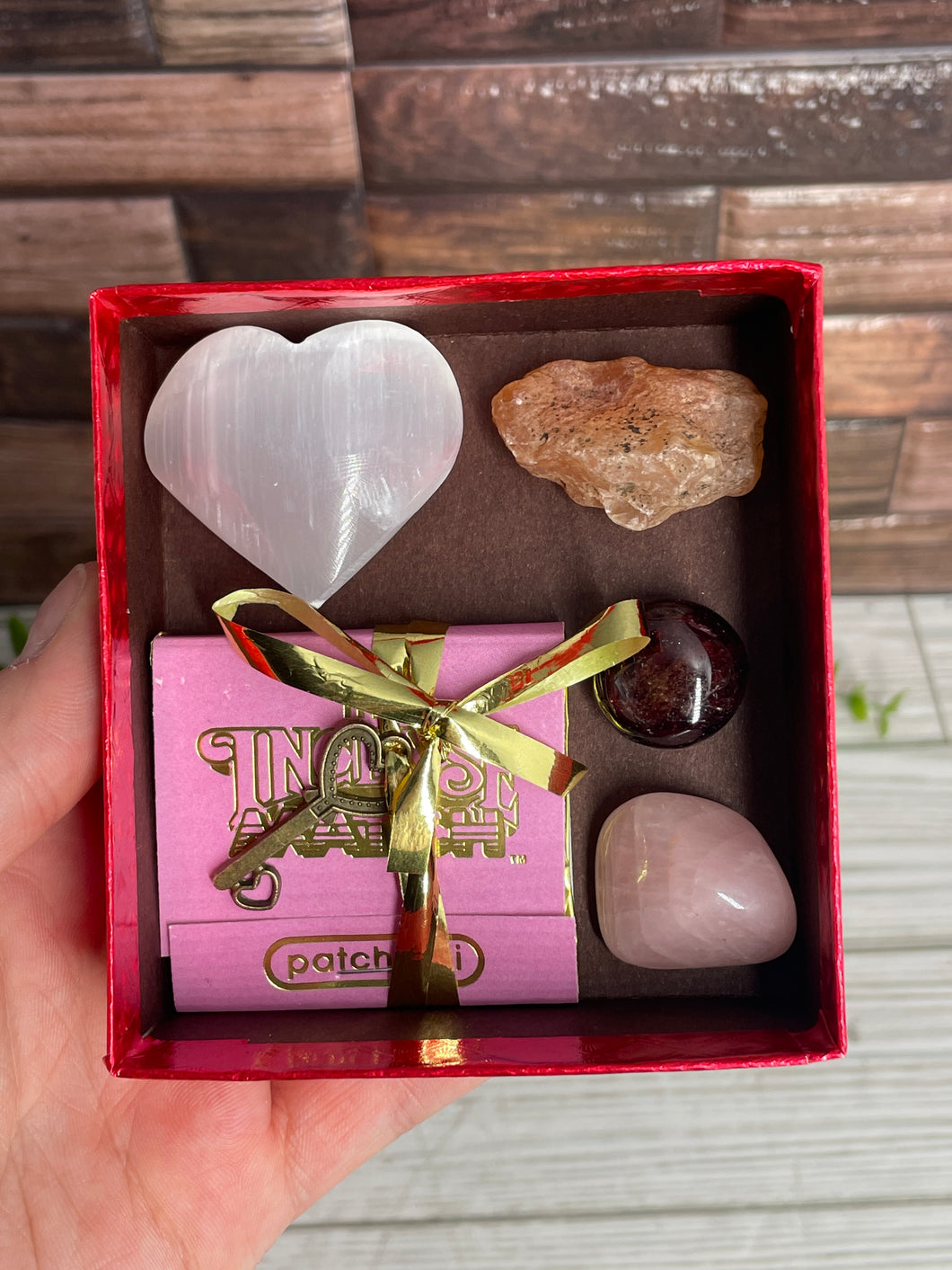 ‘Happy Valentine’s Day’ Crystal Gift Set