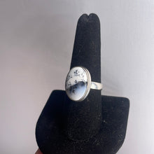 Load image into Gallery viewer, Dendritic Opal Size 9 Sterling Silver Ring