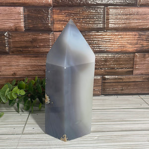 Druzy Agate Tower