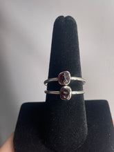 Load image into Gallery viewer, Garnet SZ 8 Sterling Silver Ring