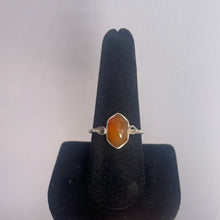 Load image into Gallery viewer, Carnelian Size 9 Sterling Silver Ring