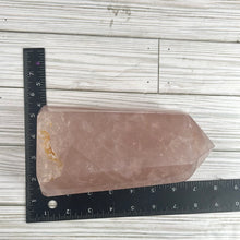 Load image into Gallery viewer, 4 pound Rose Quartz Tower