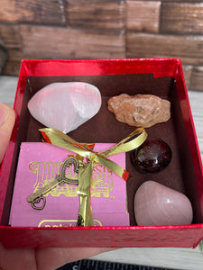 ‘Happy Valentine’s Day’ Crystal Gift Set