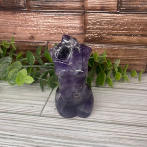 Amethyst Female Body Carving