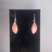 Load image into Gallery viewer, Pink Opal Sterling Silver Earrings