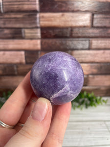 Lepidolite Sphere