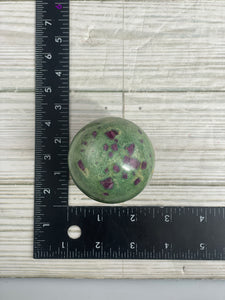 Ruby Fuchsite Sphere