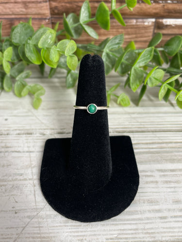 Malachite SZ 5 Sterling Silver Ring